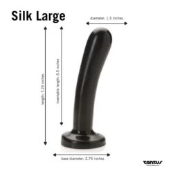 Bend Over Intermediate Kit -Tantus Inc Shop Dimensions silk large black 03f66ead df2a 486e 9d42 ae91a177047d