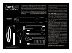 Agent Noir Neon Wand Kit -Tantus Inc Shop agent noir neon wand kit guide