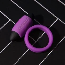 Vibrating C-Ring - Purple 8 Vibrating C-Ring - Purple -Tantus Inc Shop vibrating ss c ring purple1